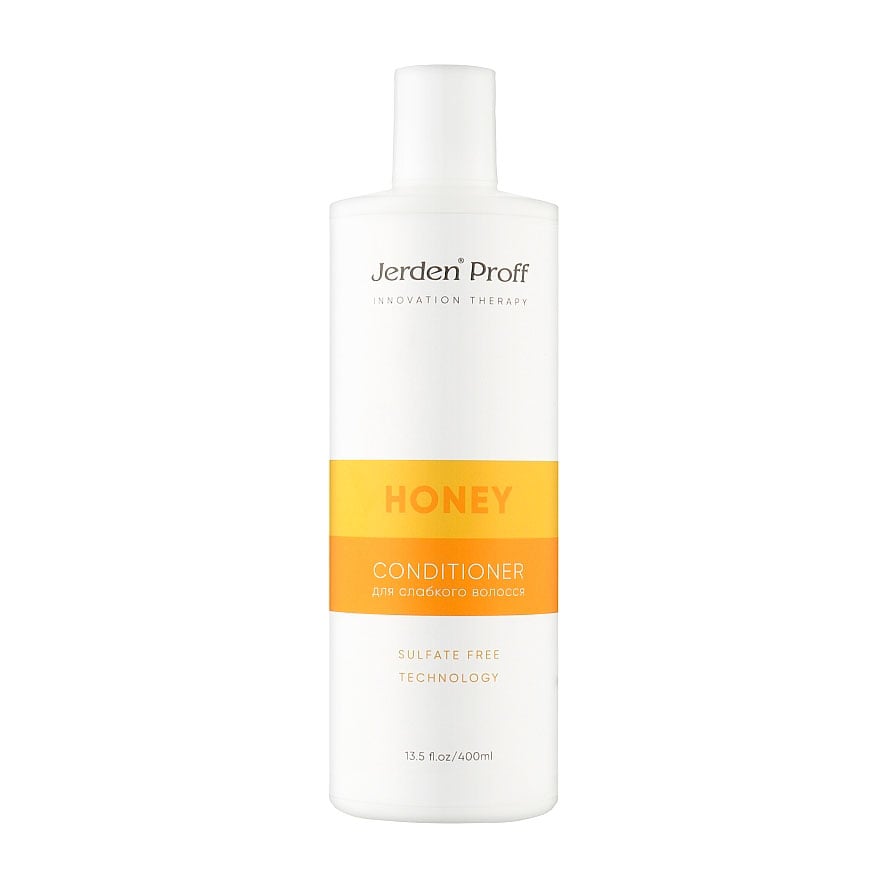 Безсульфатний шампунь Jerden Proff Honey Shampoo для слабкого волосся, з маточним молочком, 400 мл